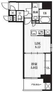 PEAKS神田の間取り画像