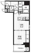 PEAKS神田の間取り画像