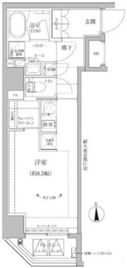 RELUXIA上野EASTの間取り画像
