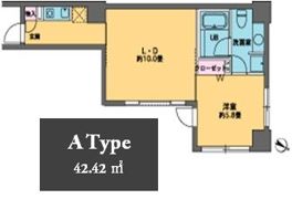 カスタリア水天宮Ⅱの間取り画像