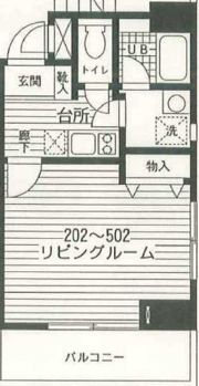 コンフォール深川の間取り画像
