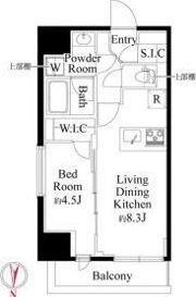 CLK南千住の間取り画像