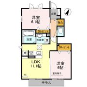 グランヴェール・Ⅱ Aの間取り画像