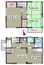羽生市南3M邸貸家の間取り画像