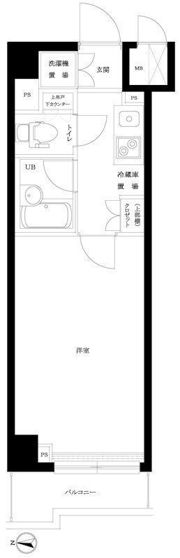 ルーブル明大前の間取り画像