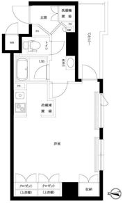 ルーブル明大前の間取り画像