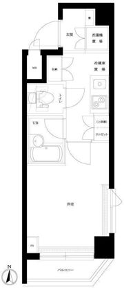 ルーブル渋谷初台弐番館の間取り画像