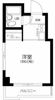 マンション神楽坂の間取り画像