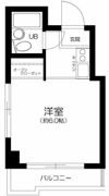 マンション神楽坂の間取り画像