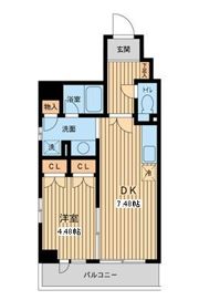 プロスペクト門前仲町の間取り画像