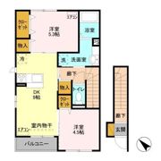 ペイサージュ宮前の間取り画像
