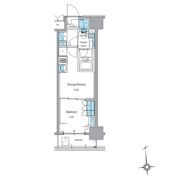 ルフォンプログレ上野稲荷町の間取り画像