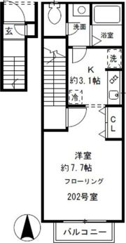 TAY Apartmentの間取り画像