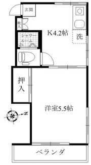 メゾン中村の間取り画像