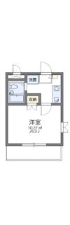 レオパレスキュービクル浅草橋の間取り画像