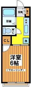 フローラ浜田山Ⅱの間取り画像