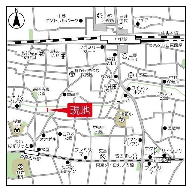 近くに案内図あり