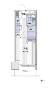 エスティメゾン大島の間取り画像