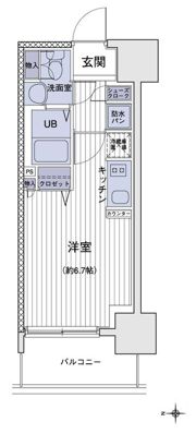 エスティメゾン大島の間取り画像
