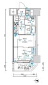 スパシエ蒲田グランドタワーの間取り画像