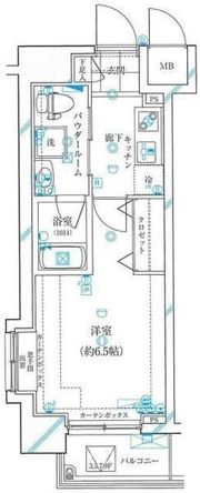 ガリシア浜松町の間取り画像