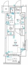 ガリシア浜松町の間取り画像
