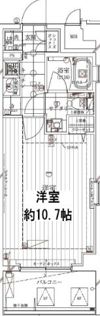 レガリス門前仲町パークサイドの間取り画像