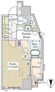 パークアクシス白金の間取り画像