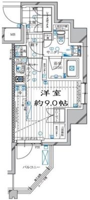 REGALIZ高田馬場Ⅱの間取り画像