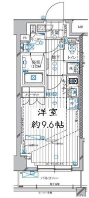 REGALIZ高田馬場Ⅱの間取り画像