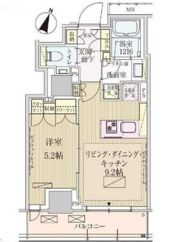 パークアクシス赤坂見附の間取り画像