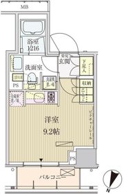 パークアクシス赤坂見附の間取り画像