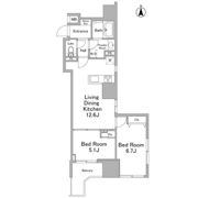 リバーレ浅草ウエストの間取り画像