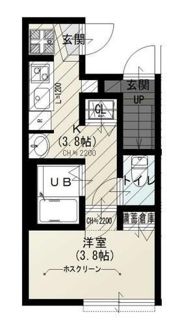 ソルナクレイシア池袋Ⅱの間取り画像