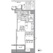 ザ・パークハビオ 蔵前の間取り画像