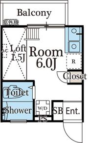 Siesta Gohongiの間取り画像