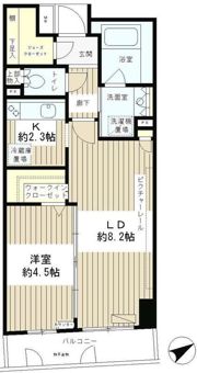 グランディ二子玉川園の間取り画像
