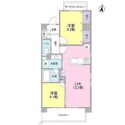 ディアレンス高島台の間取り画像