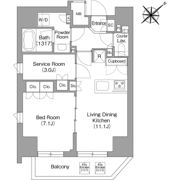 The glow Mitaの間取り画像