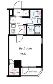 プレール・ドゥーク錦糸町Ⅱの間取り画像