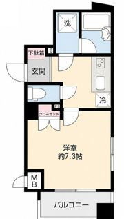 エクセレント三越前の間取り画像
