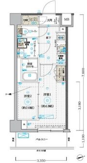 MAXIV CROSお花茶屋の間取り画像