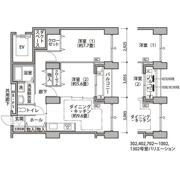 東雲キャナルコートCODAN14号棟の間取り画像