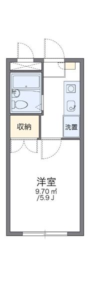 レオパレス新宿の間取り画像