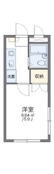 レオパレス新宿の間取り画像