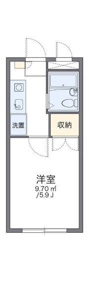 レオパレス新宿の間取り画像