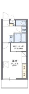 レオパレス綾瀬第8の間取り画像