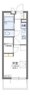レオパレスプランドール八広の間取り画像