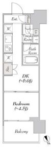 ウエリスアーバン水天宮前の間取り画像