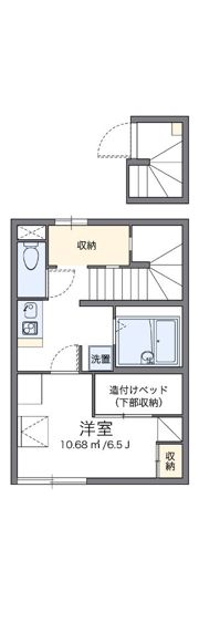 レオパレスパピーズスプリングの間取り画像